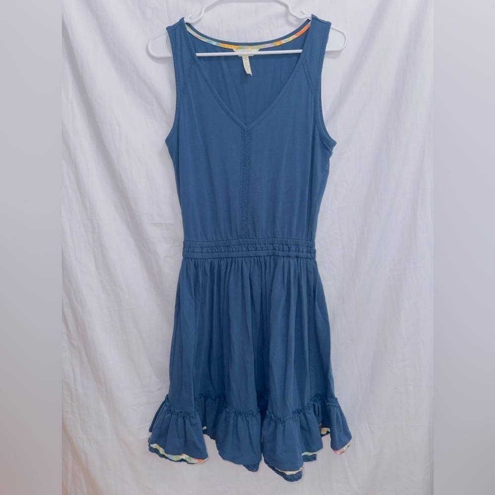 Matilda Jane Blue Perfect Daydream Swing Time Dress size small
